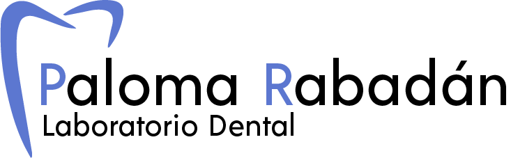 Logo de paloma rabadán versión en negro